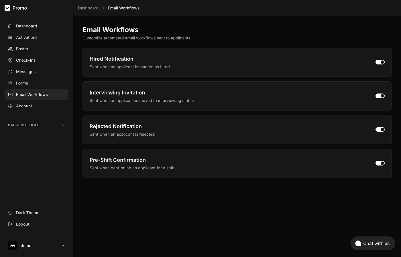 Email Workflows